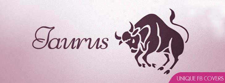 Taurus Symbol Facebook Cover